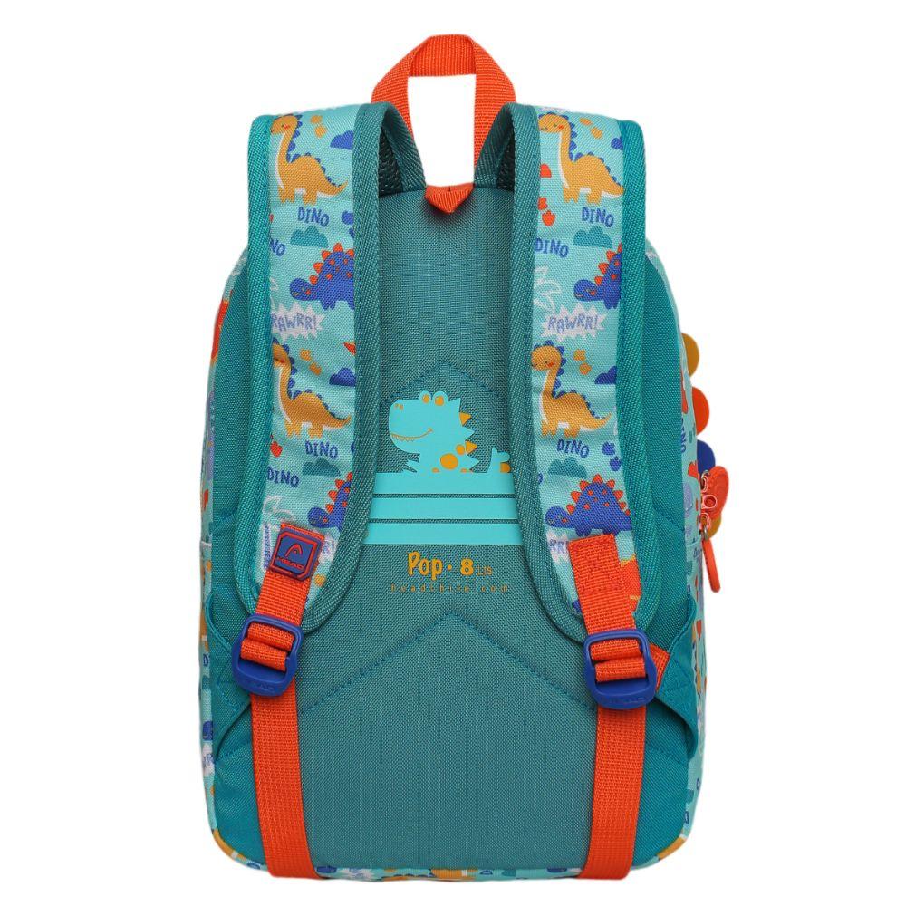 Mochila Infantil Niño Pop Dino Petroleo Head-4