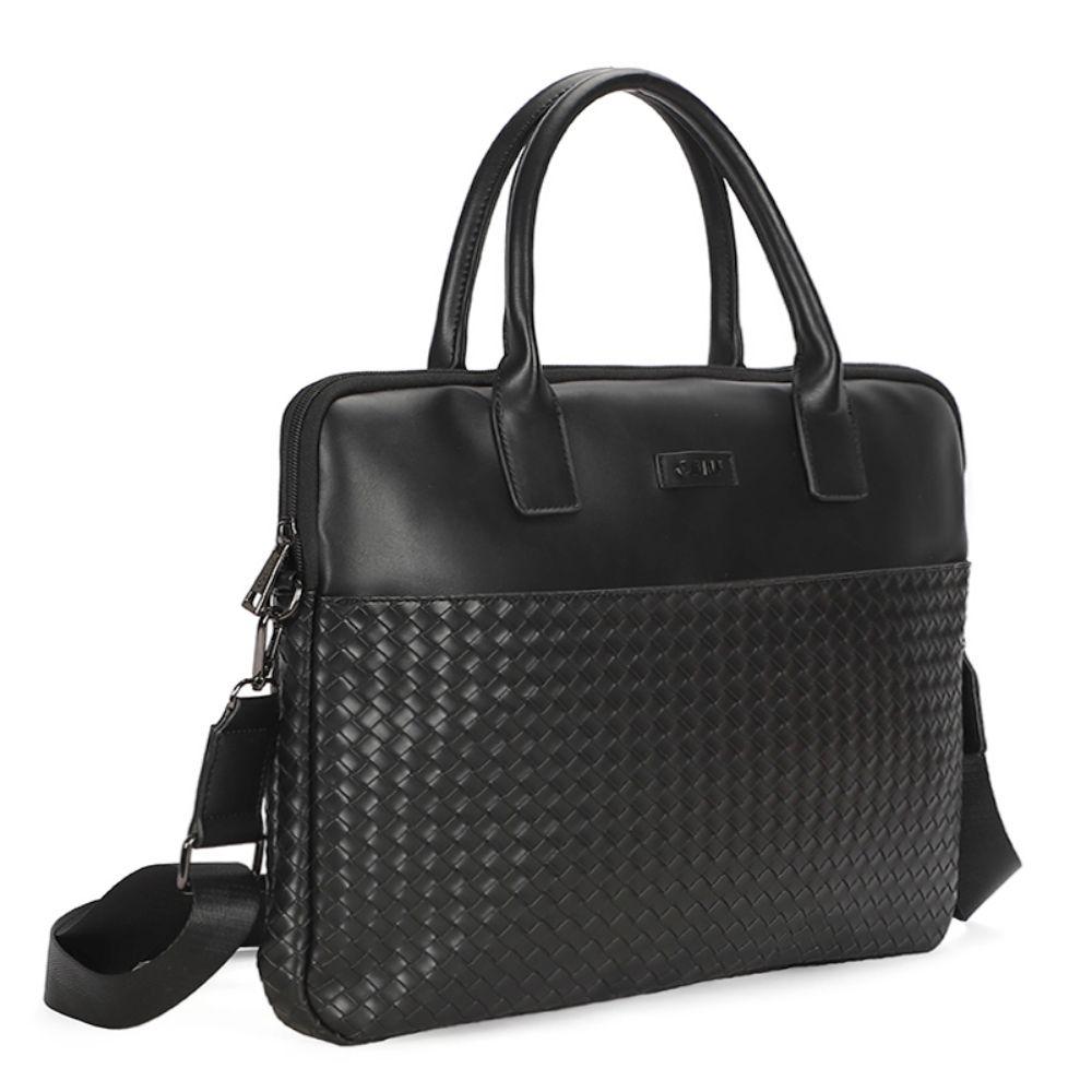 Porta Notebook Cartera Amapola Negro Calu-0