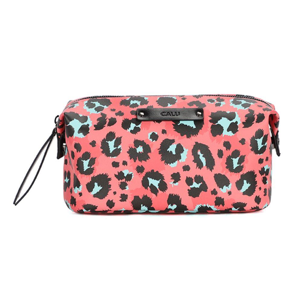 Neceser Cosmetiquero Noah Animal Print Coral Calu-1