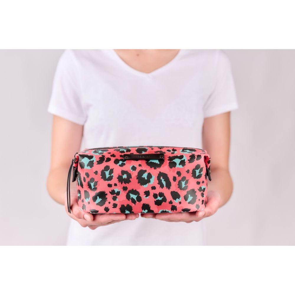 Neceser Cosmetiquero Noah Animal Print Coral Calu-5