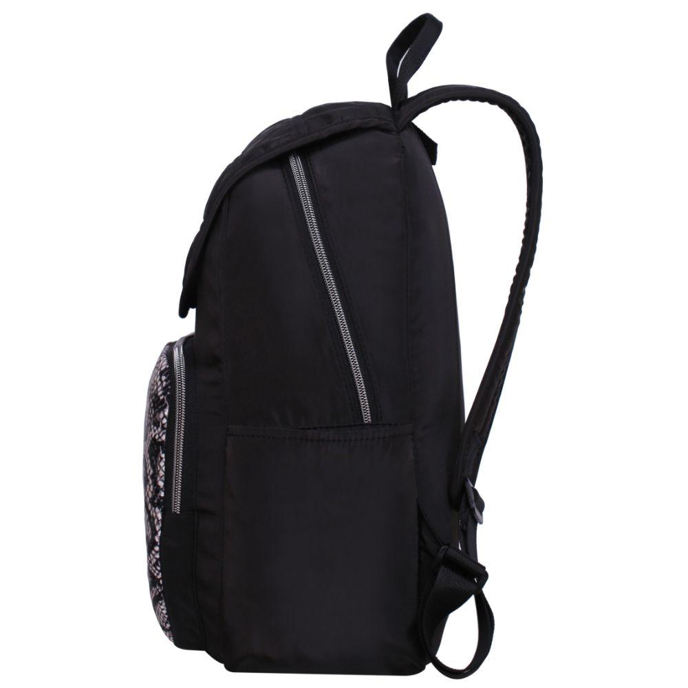 Mochila Mujer Symbol Piton Negro Head-2