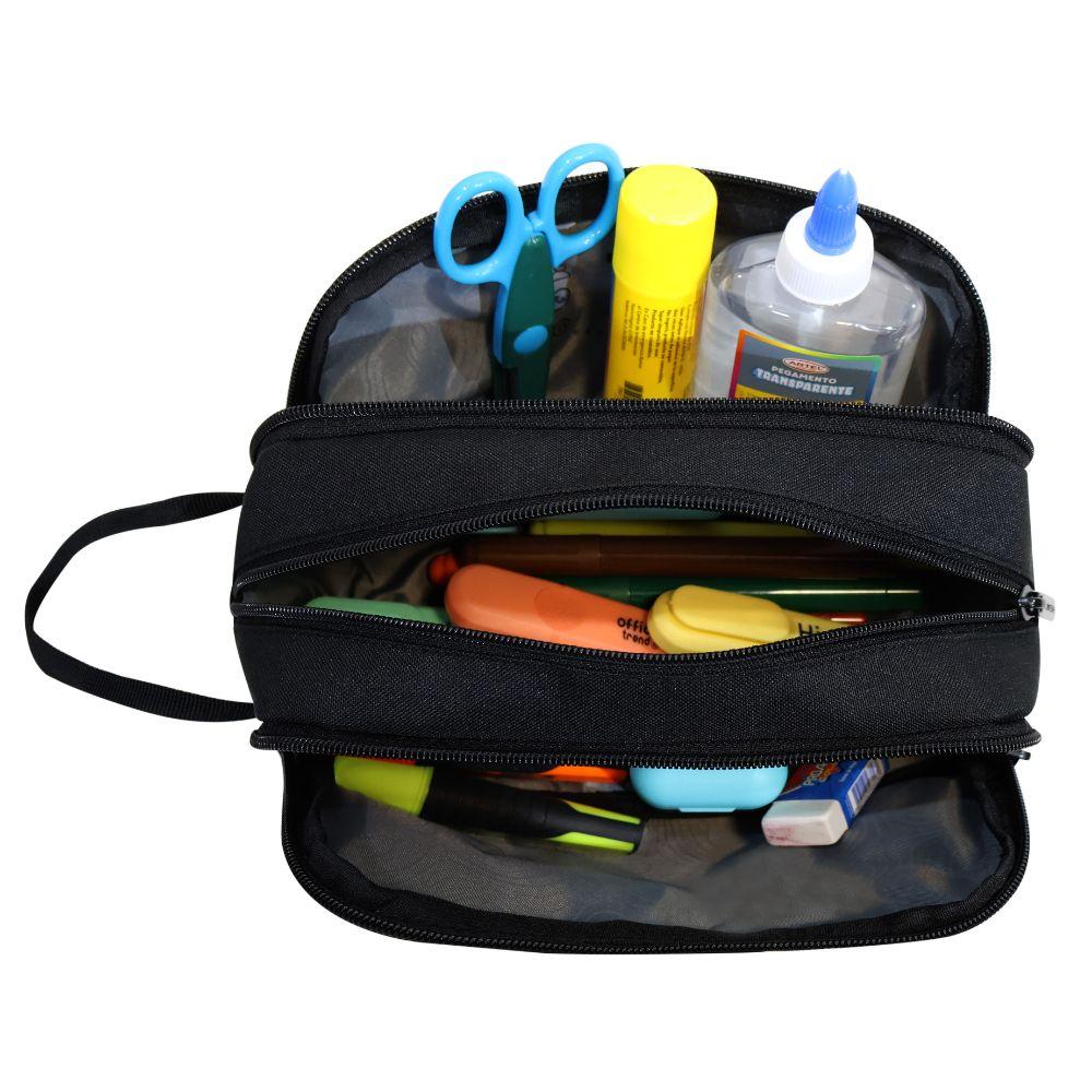 Estuche Infantil Niño Atos Dots Negro Head-3