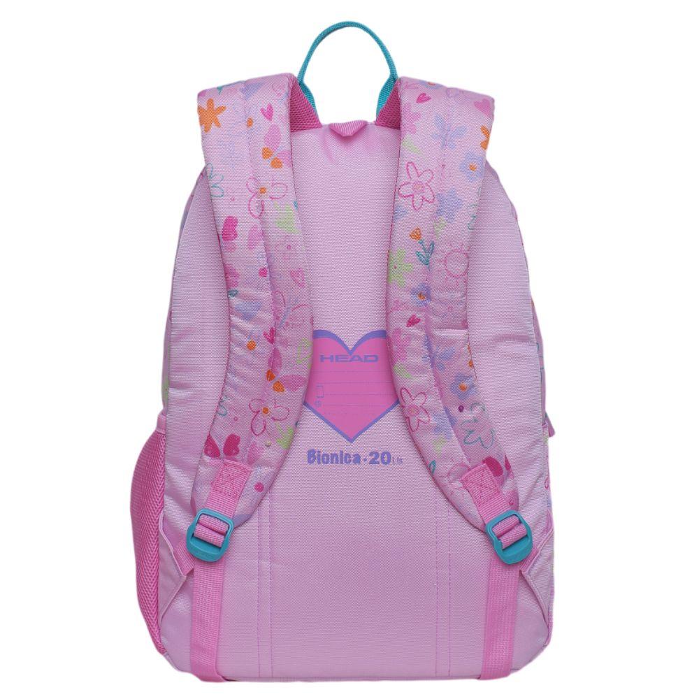 Mochila Escolar Bionica Cat Rainbow Rosado Head-4