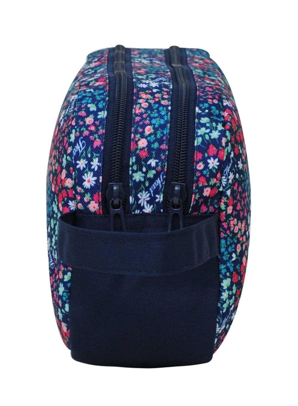 Neceser Cosmetiqeuro Polo Azul Florcitas Head   -4
