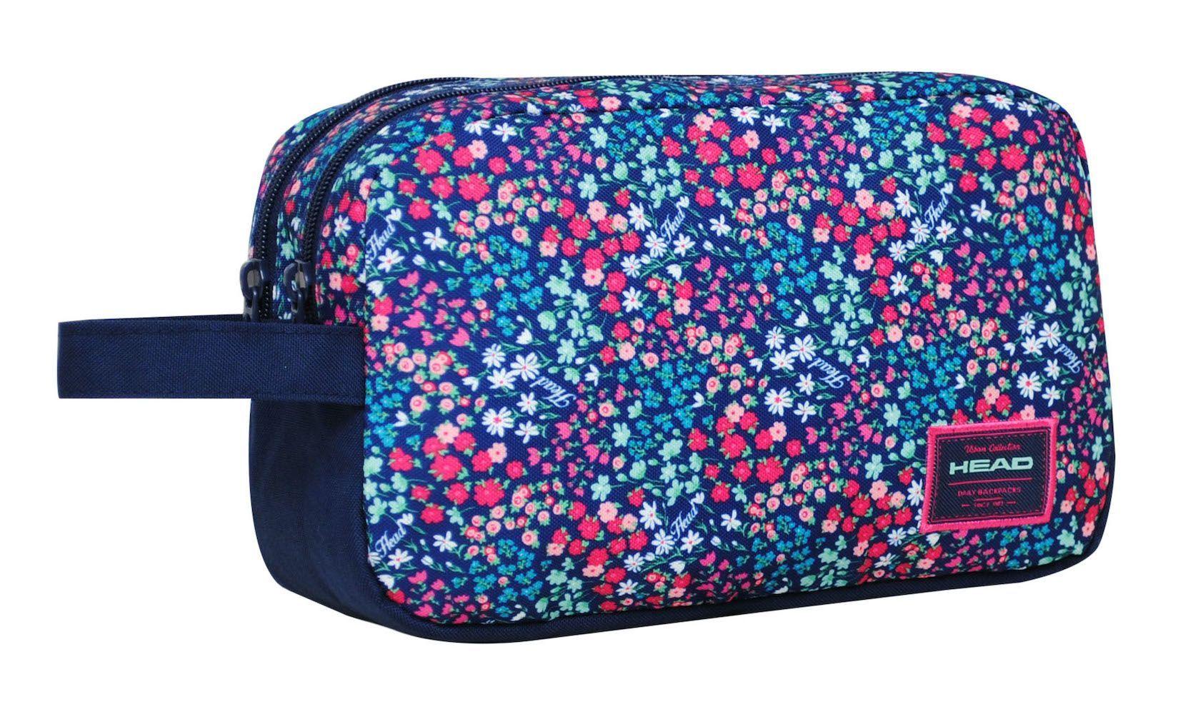 Neceser Cosmetiqeuro Polo Azul Florcitas Head   -0