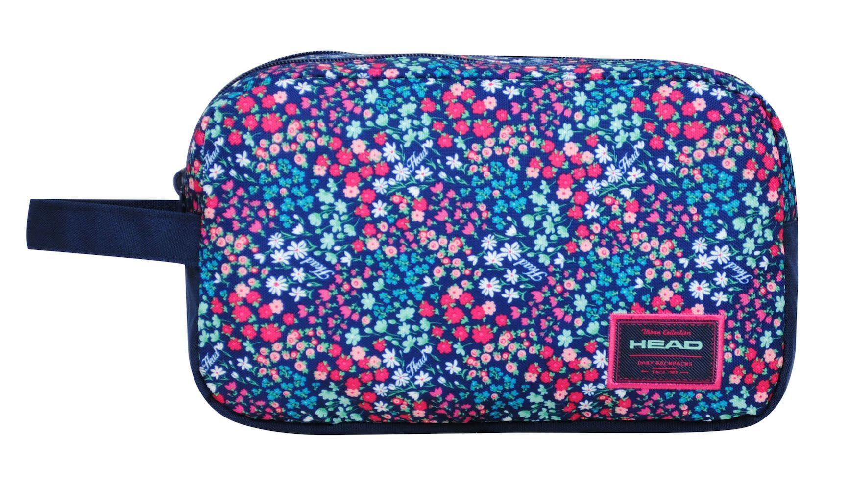 Neceser Cosmetiqeuro Polo Azul Florcitas Head   -2