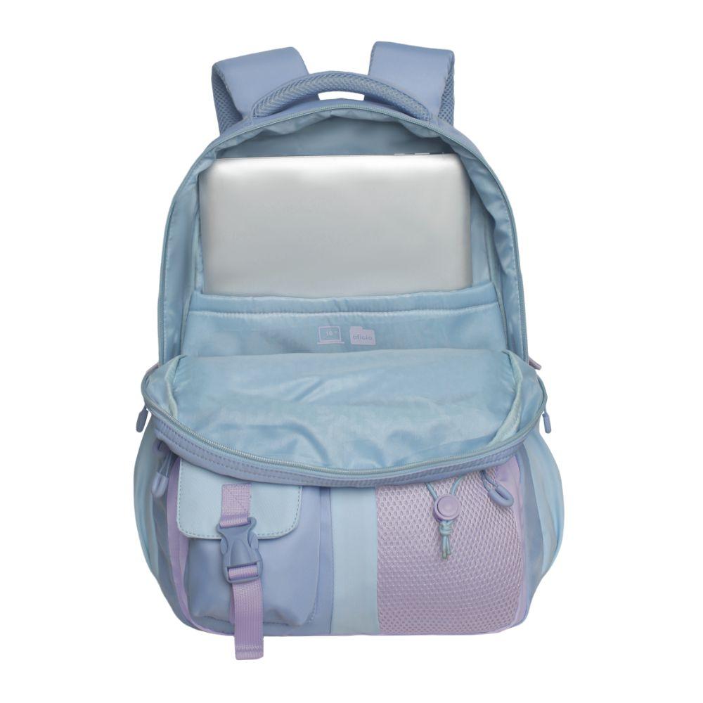 Mochila Mujer Microfibra Artura Block Sky Head-3