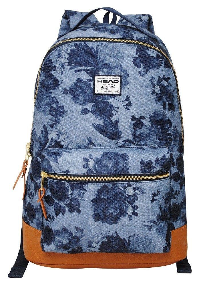 Mochila Kit Rosas Azul Head   -1