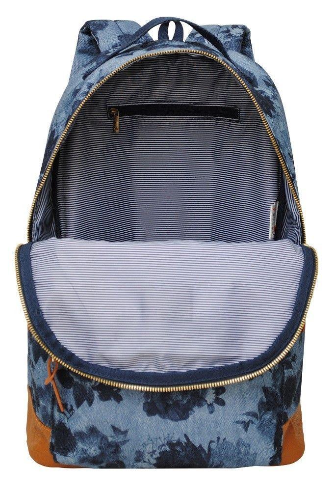 Mochila Kit Rosas Azul Head   -3