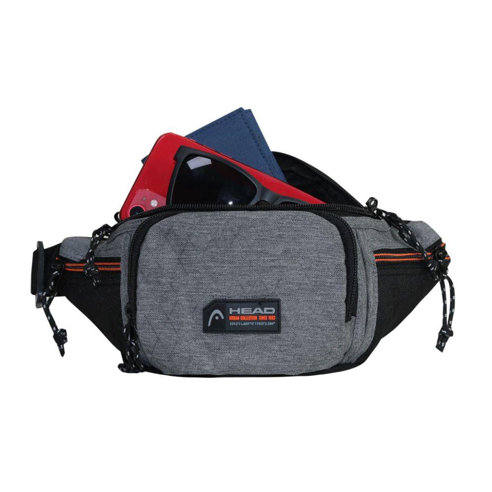 Banano Duff Melange Gris Negro Head-2