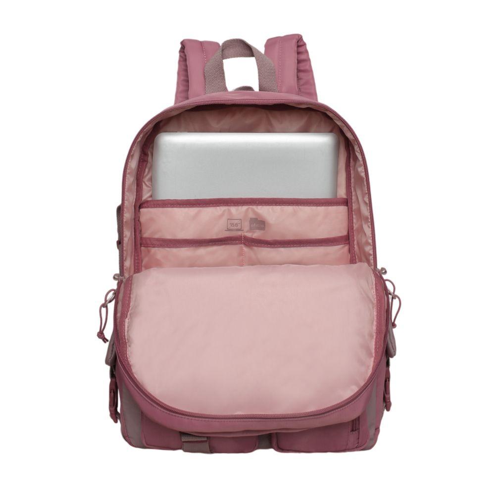 Mochila Mujer Escalade Kawaii Color Block Malva Head-2