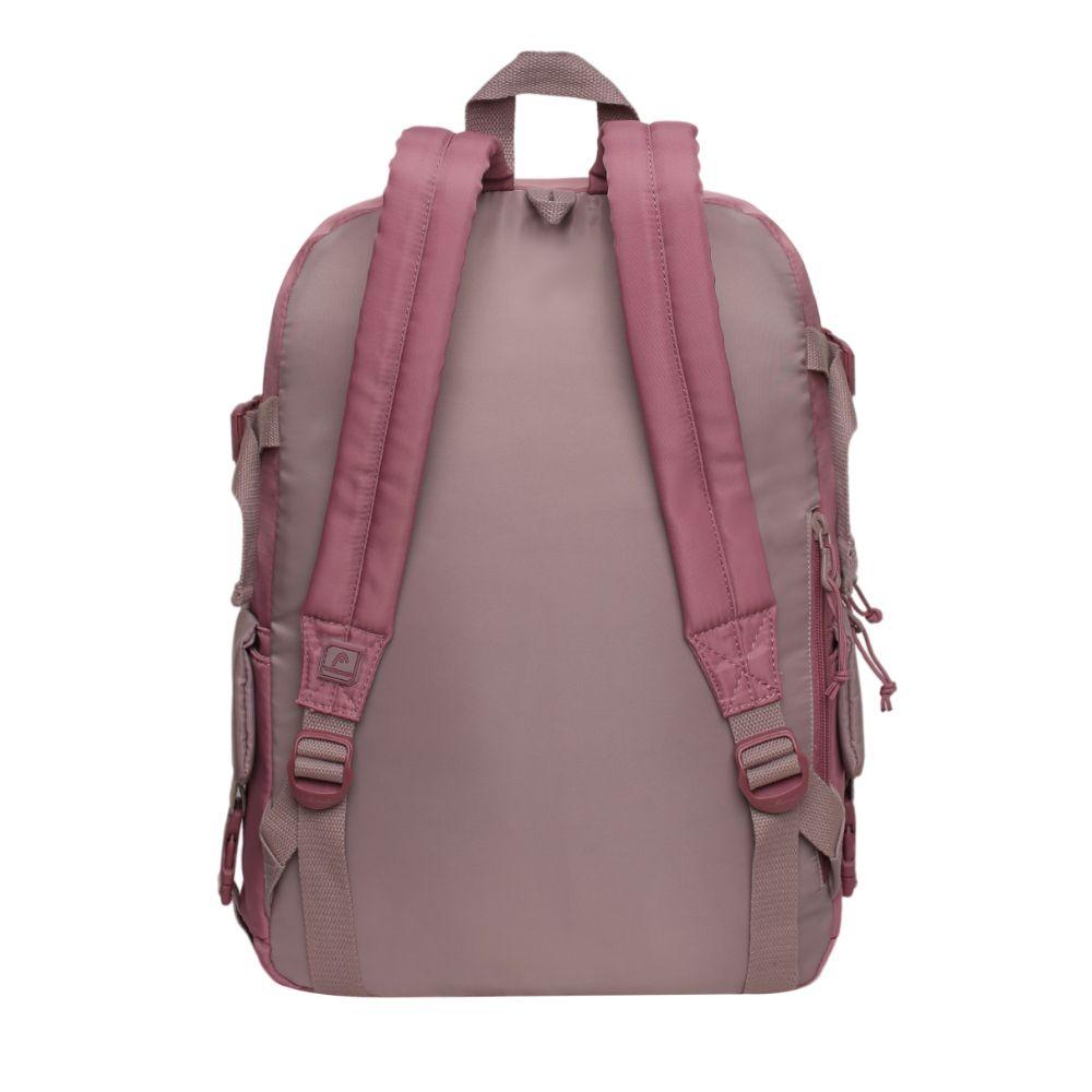 Mochila Mujer Escalade Kawaii Color Block Malva Head-5