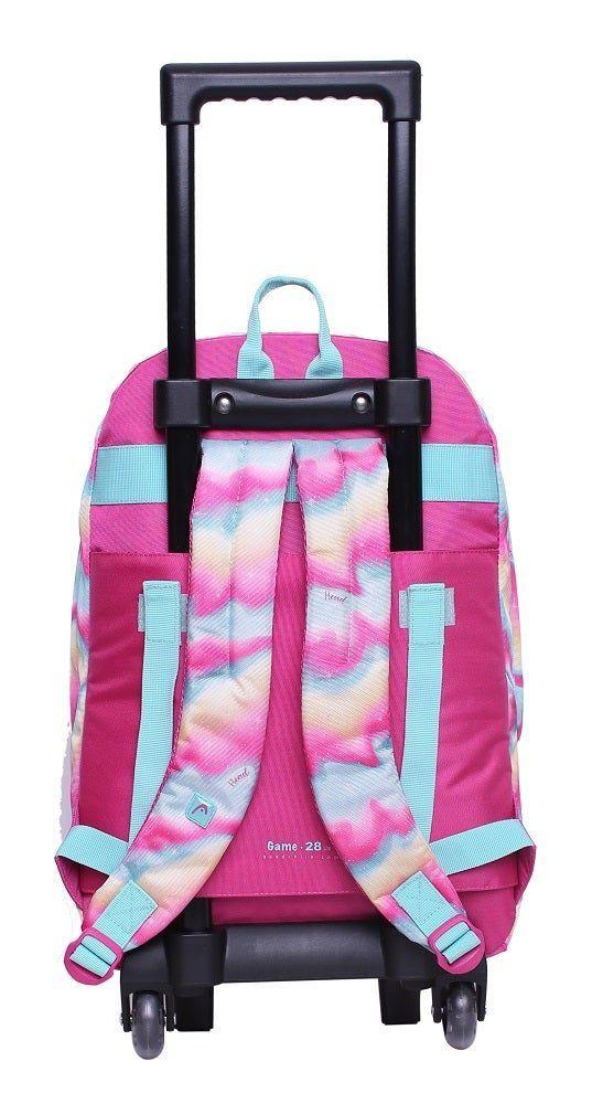 Mochila Niña Game Multicolor Con Carro Head-4