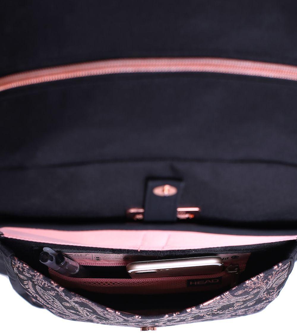 Mochila Creta Paisley Negro Head-5