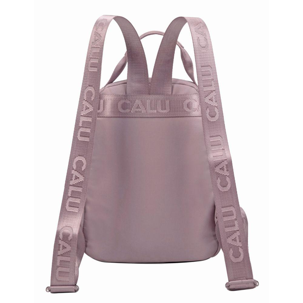 Mochila Mujer Alberta Microfibra Malva Calu-4
