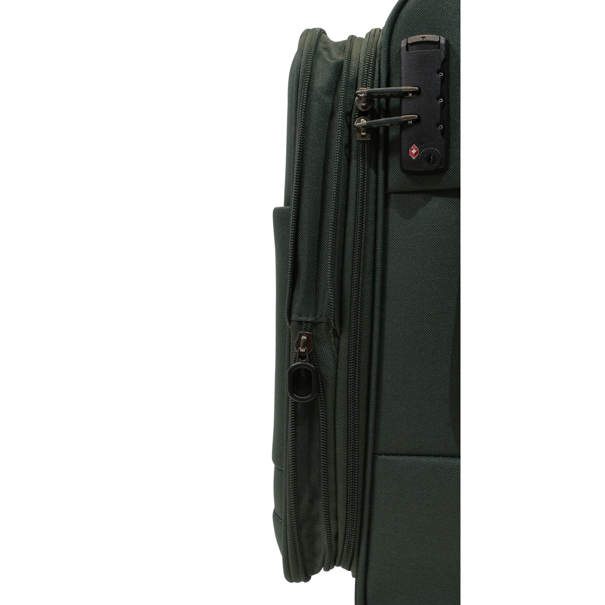 Maleta Cabina Blanda Valencia S Verde Head-6