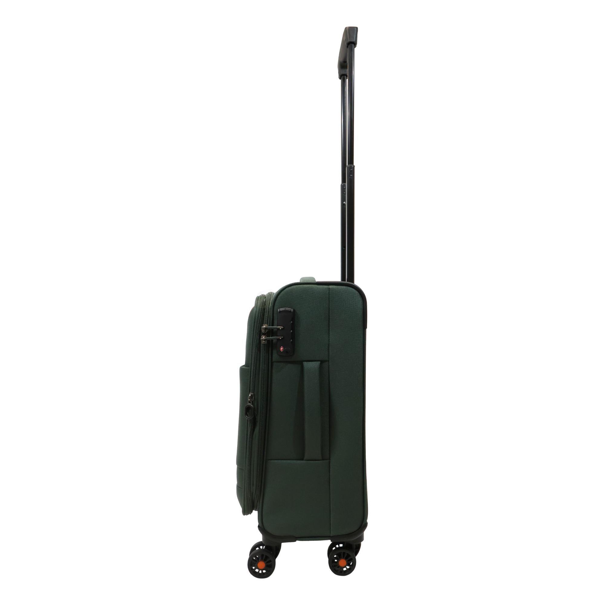 Maleta Cabina Blanda Valencia S Verde Head-7