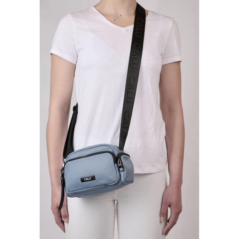 Cartera Bandolera Pequeña Pamela Azul Frio Calu-6