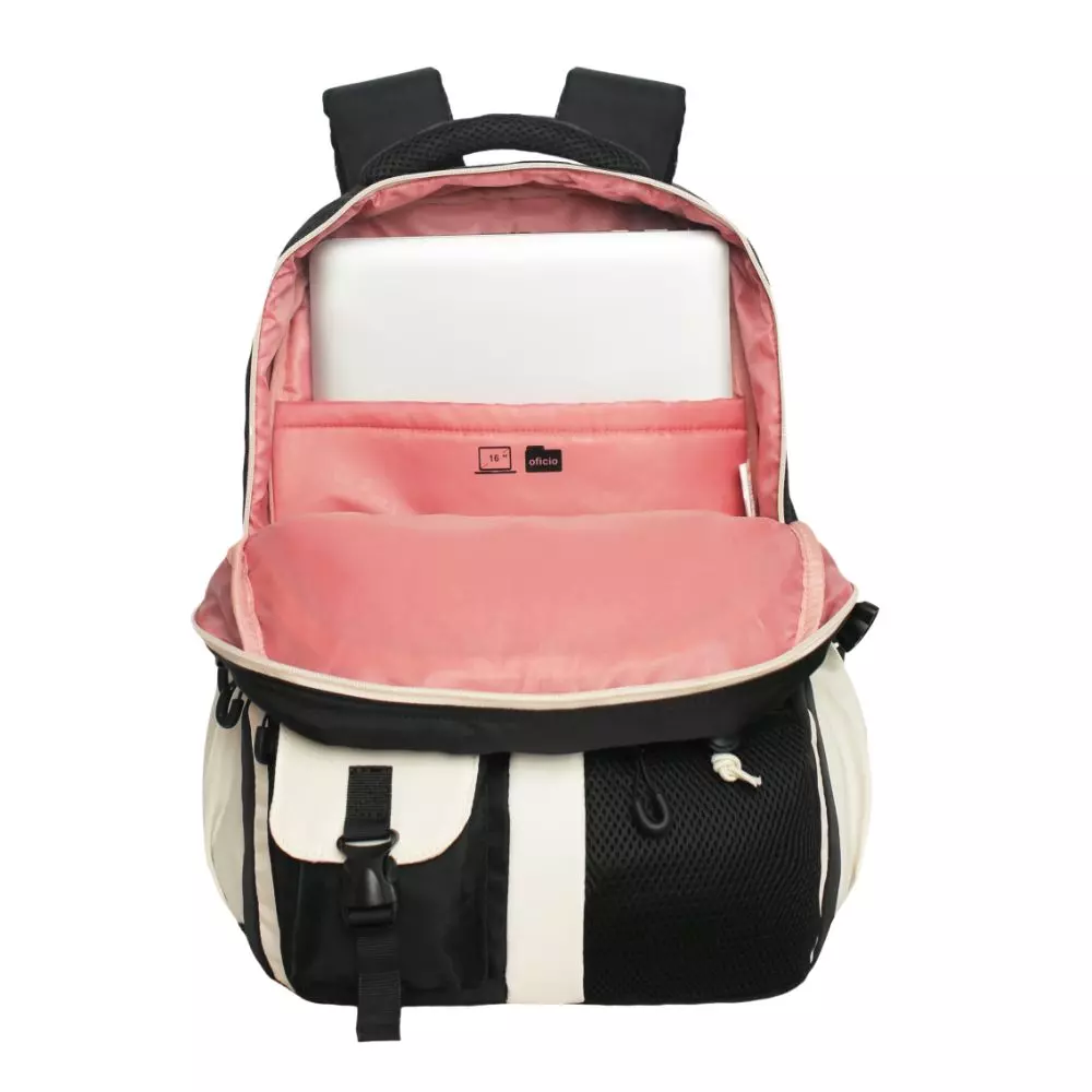 Mochila Mujer Microfibra Artura Block Negro Head-3