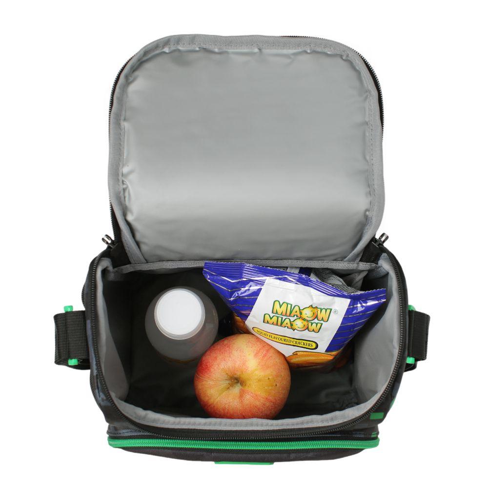 Lonchera Térmica Hombre Snack Gamer Negra Verde Head-3