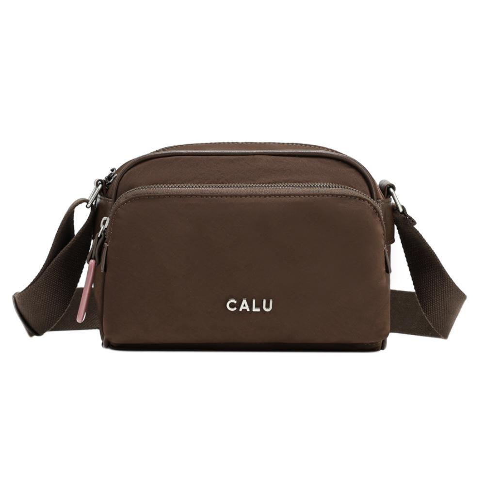 Cartera Bandolera Mujer Amelia Café Calu-1