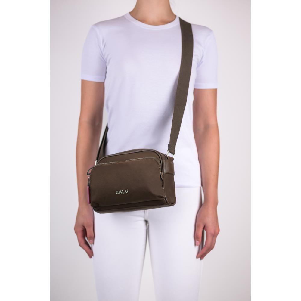 Cartera Bandolera Mujer Amelia Café Calu-6