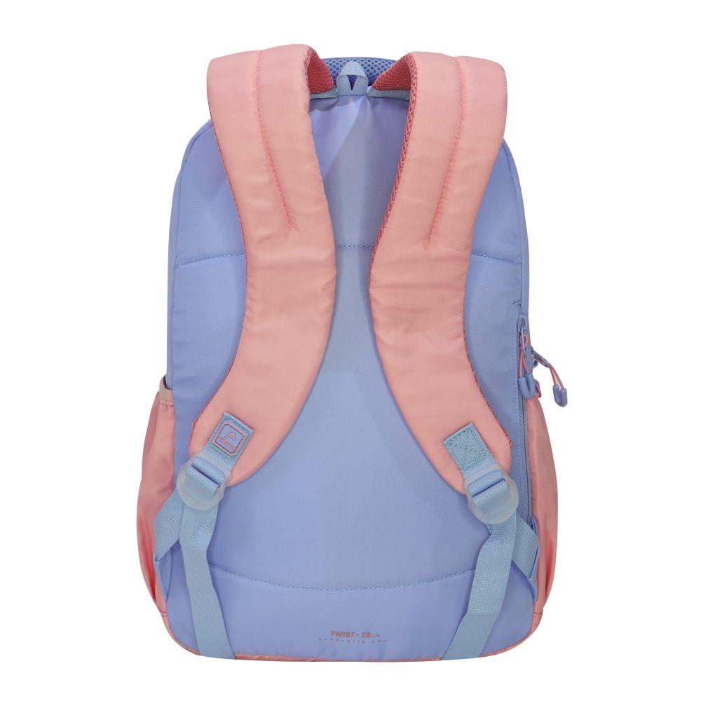Mochila Mujer Kawaii Twist Block Rosado Head-4