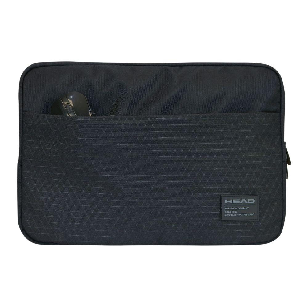 Funda Notebook Zip 16 Rombos Negro Head-2