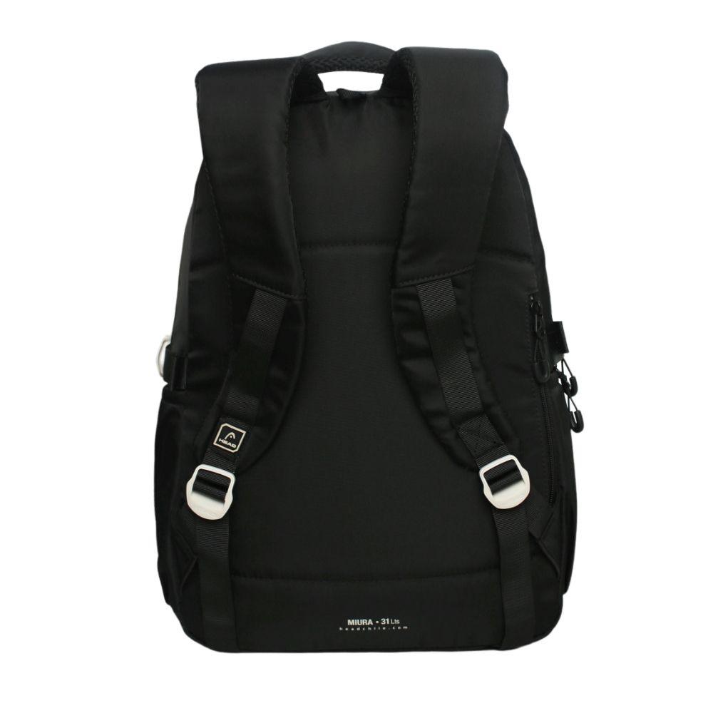 Mochila Mujer Notebook Miura Block Negro Head-5