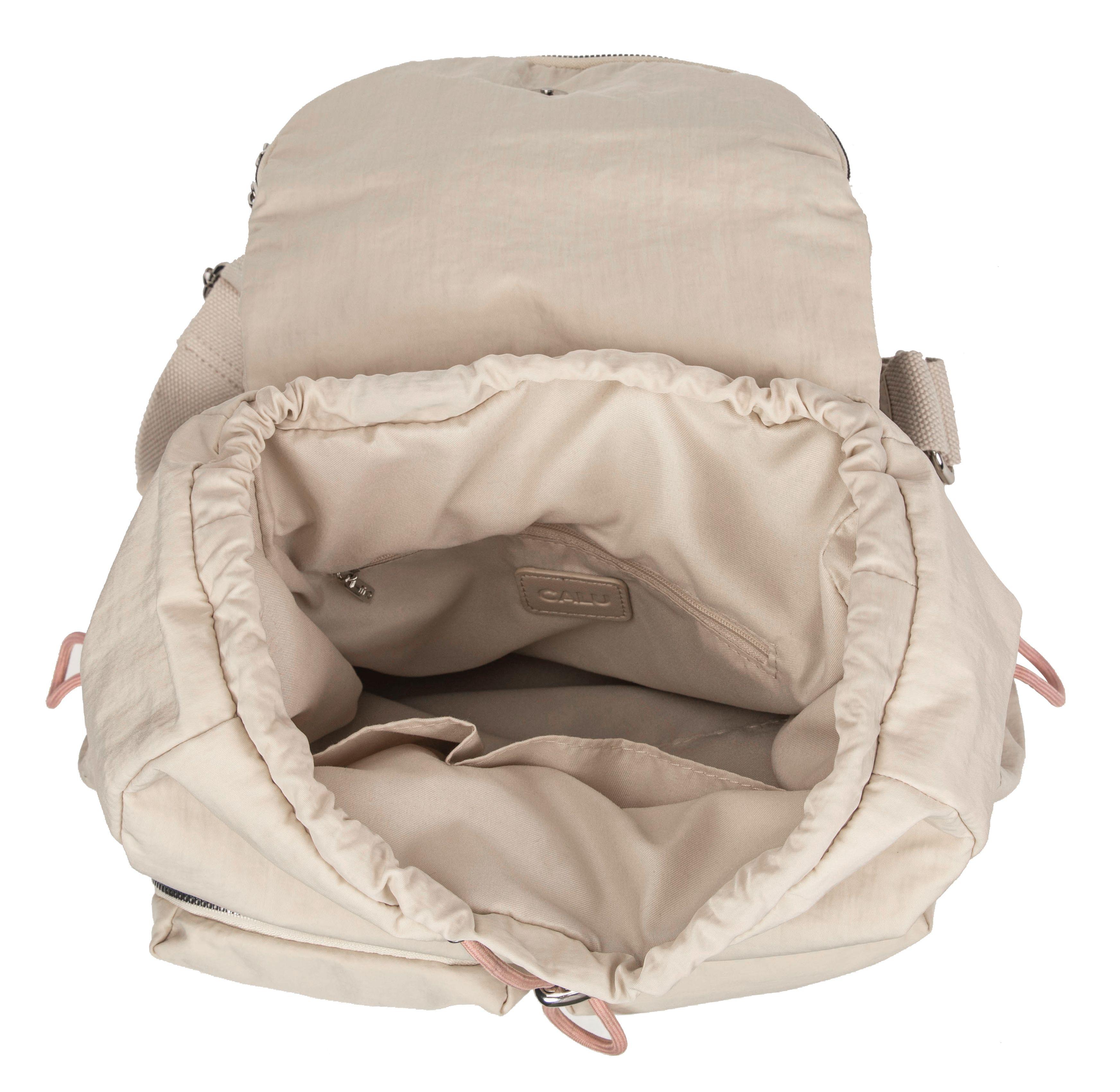 Mochila Casual Aurelia Colores Beige Calu-2