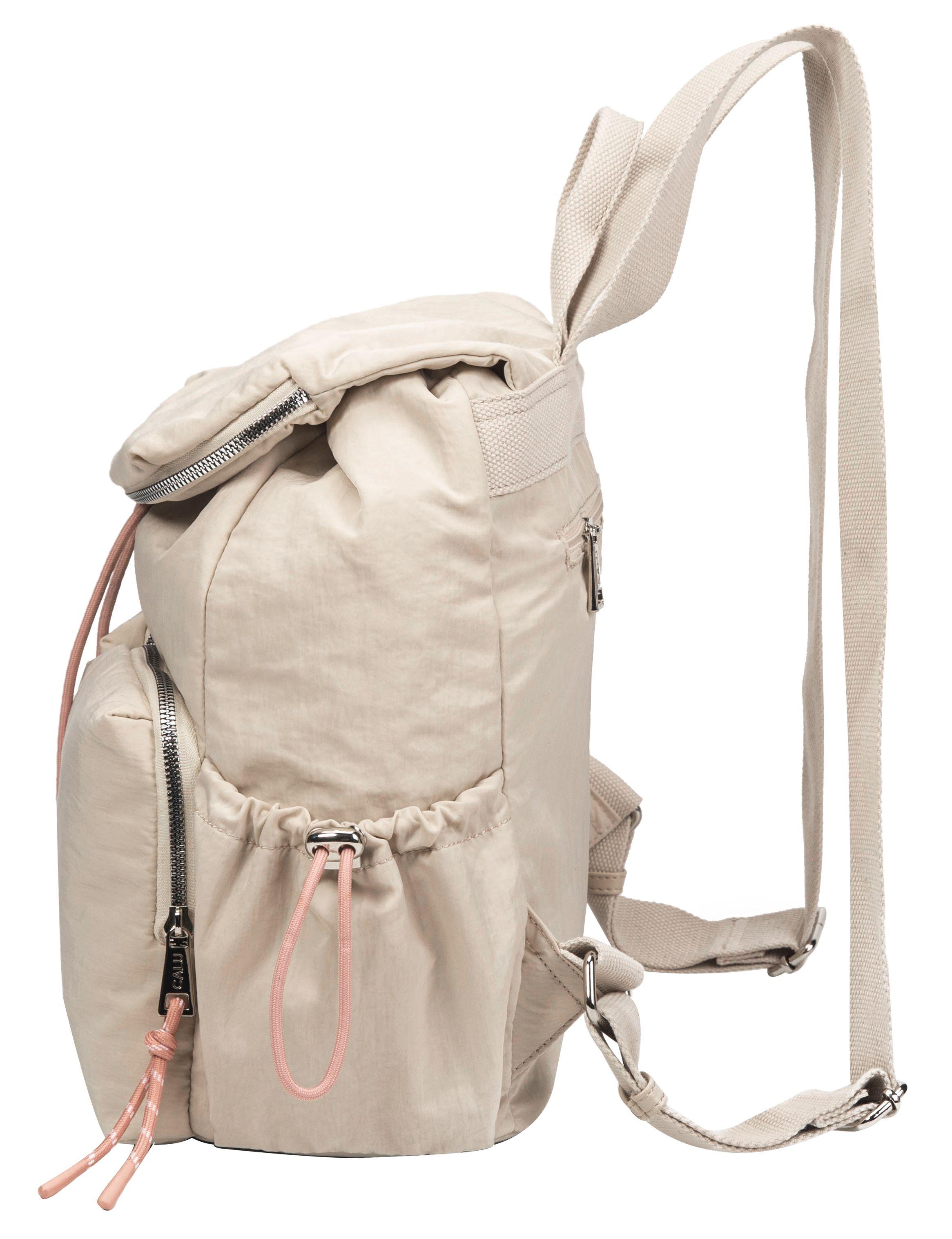 Mochila Casual Aurelia Colores Beige Calu-3
