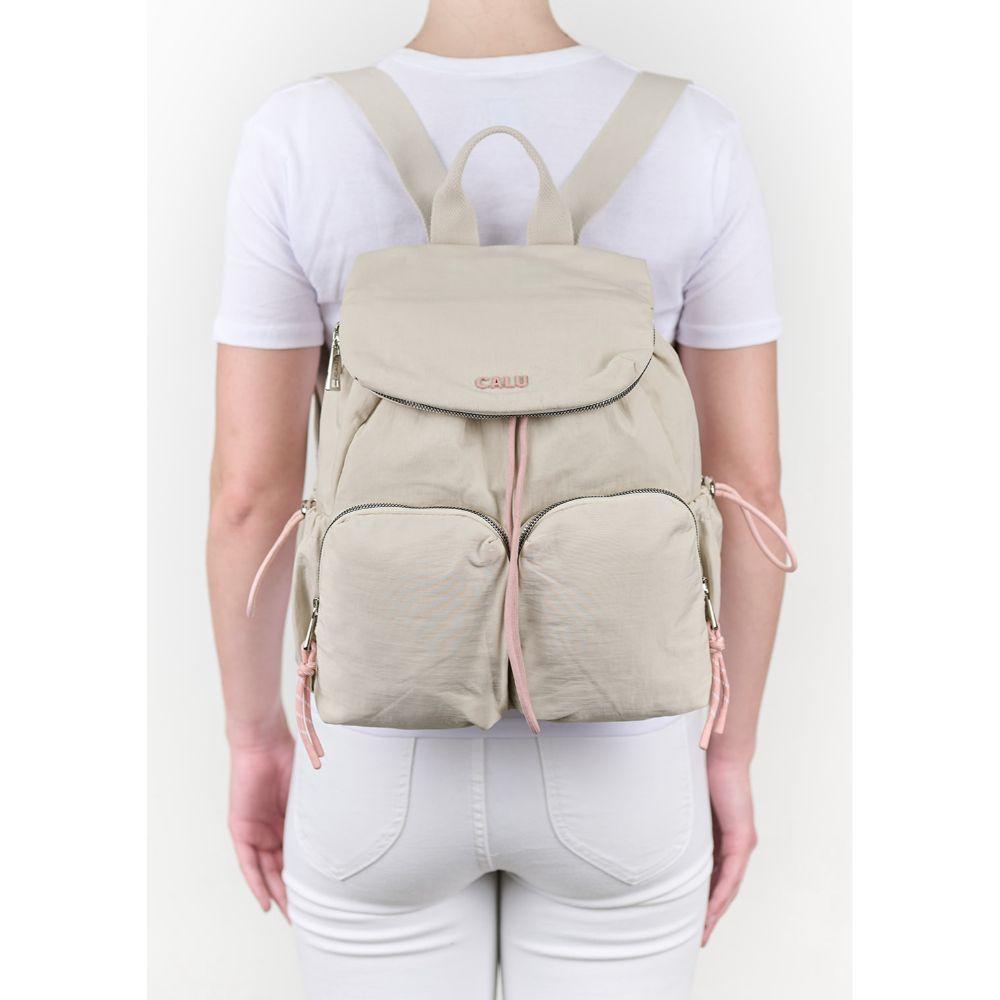 Mochila Casual Aurelia Colores Beige Calu-5