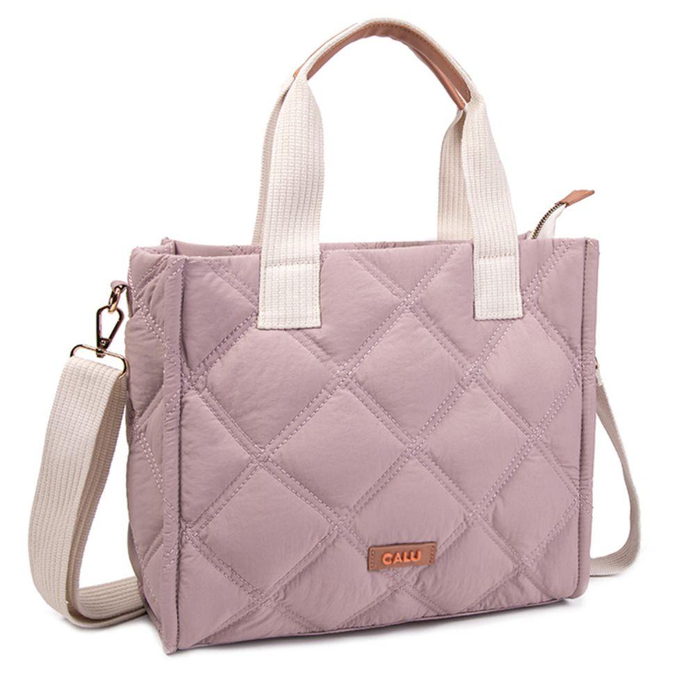 Cartera Acolchada Helena Malva Calu-0
