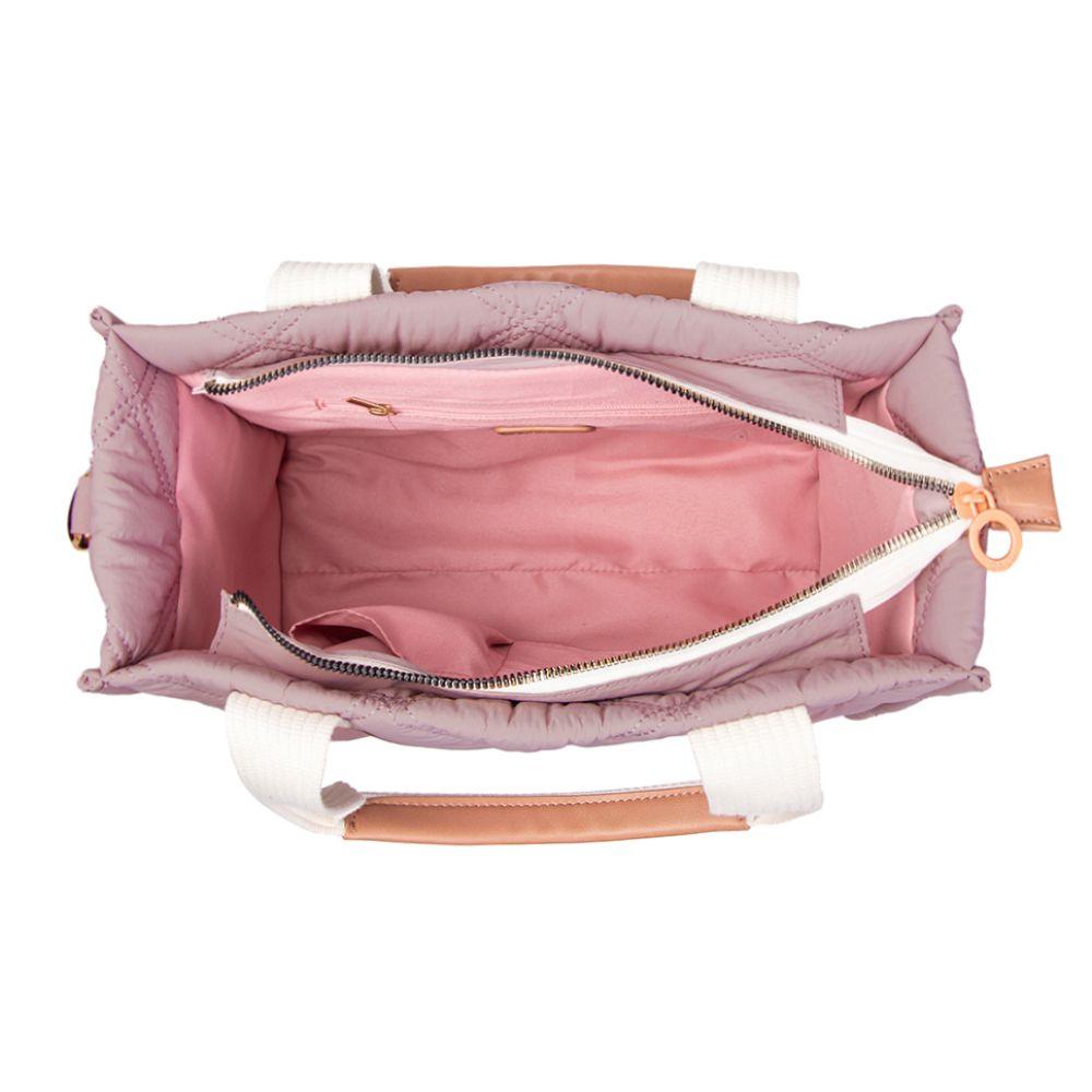 Cartera Acolchada Helena Malva Calu-2