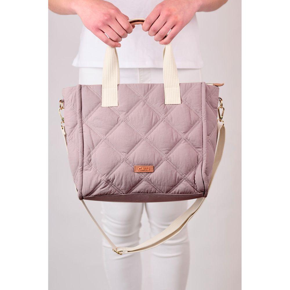 Cartera Acolchada Helena Malva Calu-6