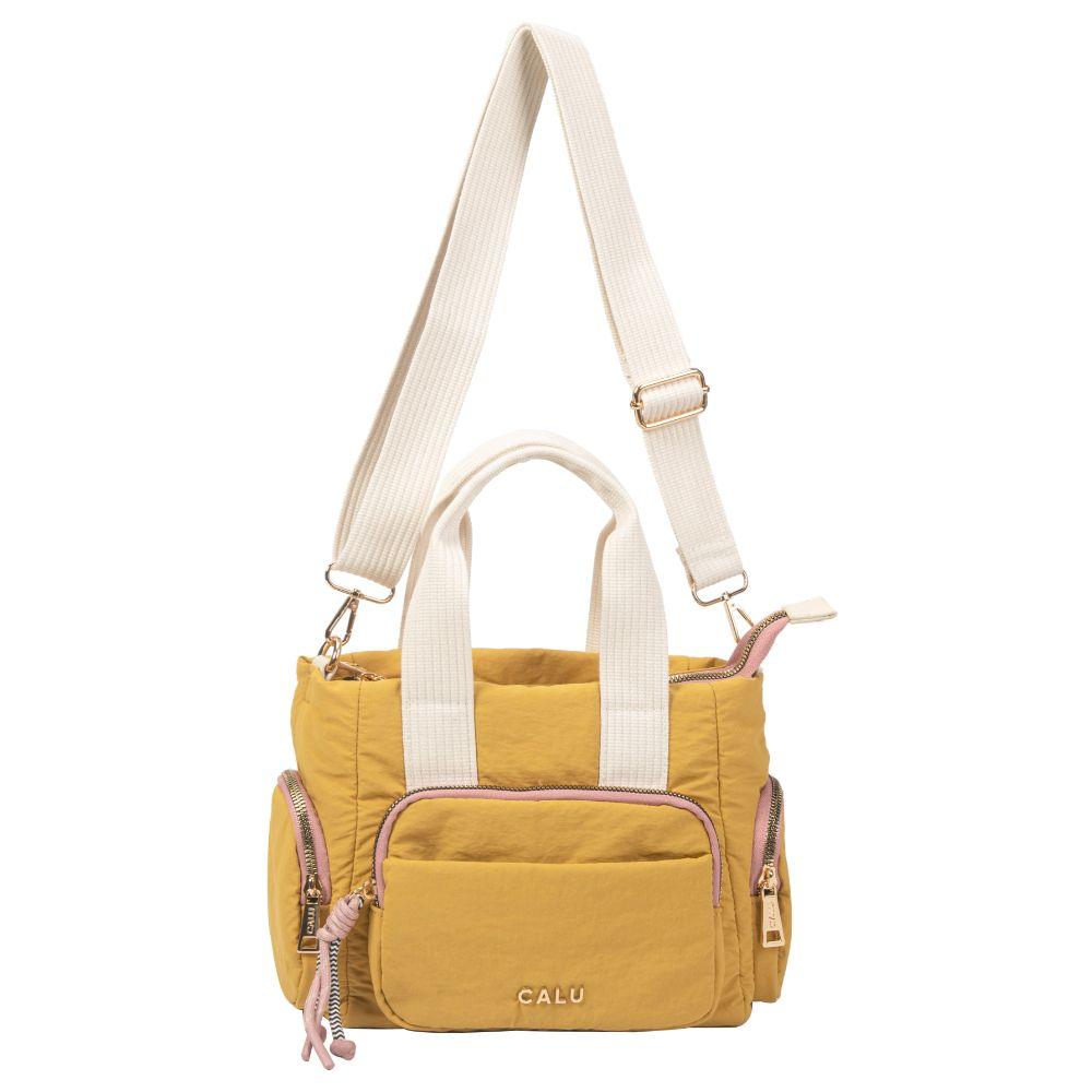Cartera Bandolera Lena Colores Mostaza Calu-3