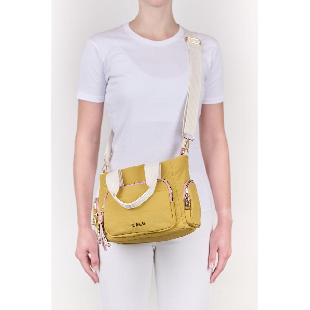 Cartera Bandolera Lena Colores Mostaza Calu-6