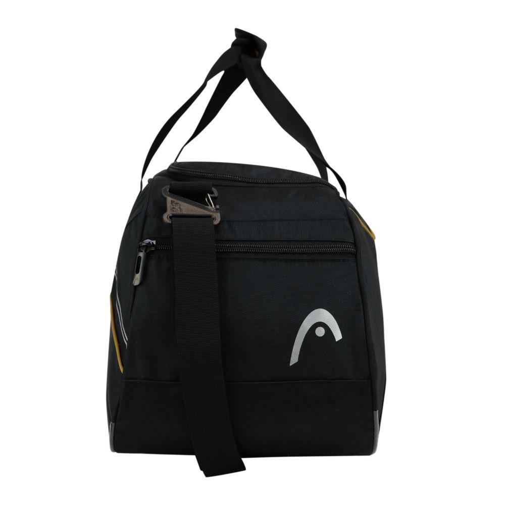 Bolso Deportivo Combat 45 Negro Mostaza Head-6