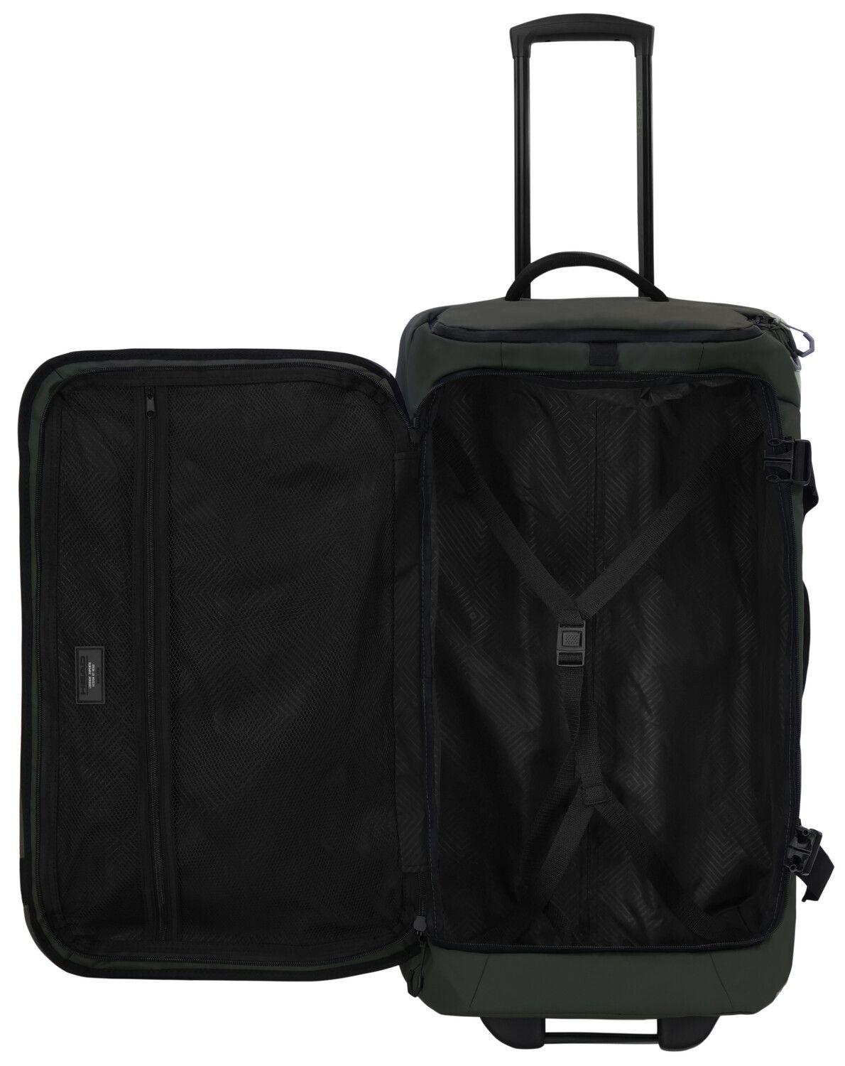 Bolso De Viaje Con Ruedas Tank L Verde Head-4