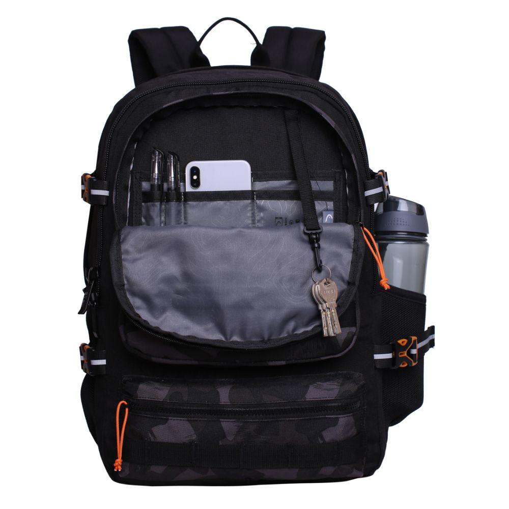 Mochila Expedition 40L Mix Camo Negro Head-2