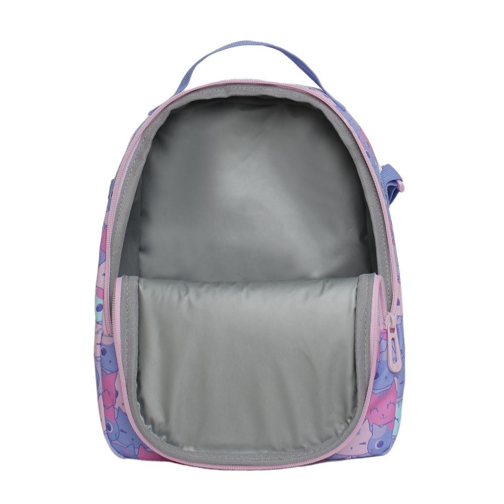 Lonchera Mujer Grey Meow Lila Head-2