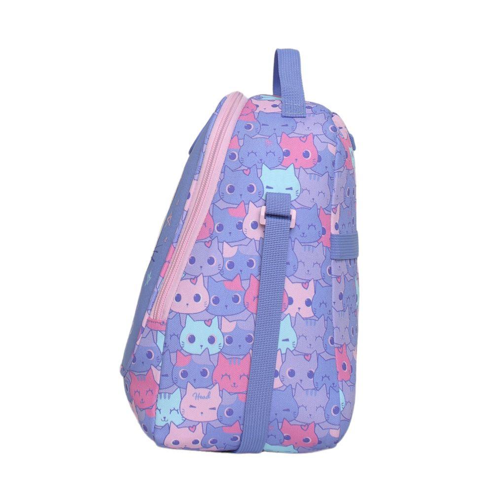 Lonchera Mujer Grey Meow Lila Head-3