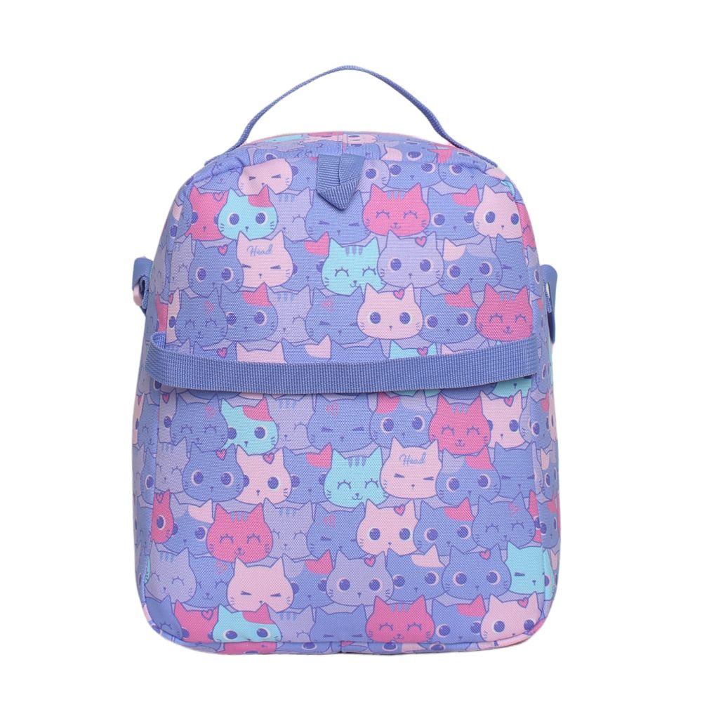 Lonchera Mujer Grey Meow Lila Head-4