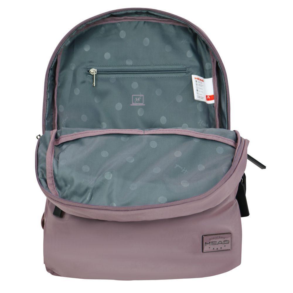 Mochila Ejecutiva Mujer Boogy Malva Head-3