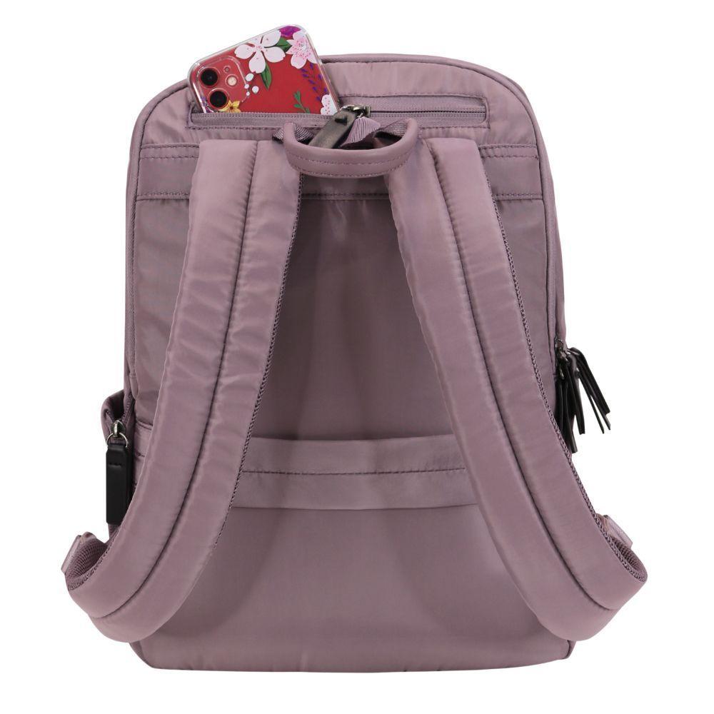 Mochila Ejecutiva Mujer Boogy Malva Head-5