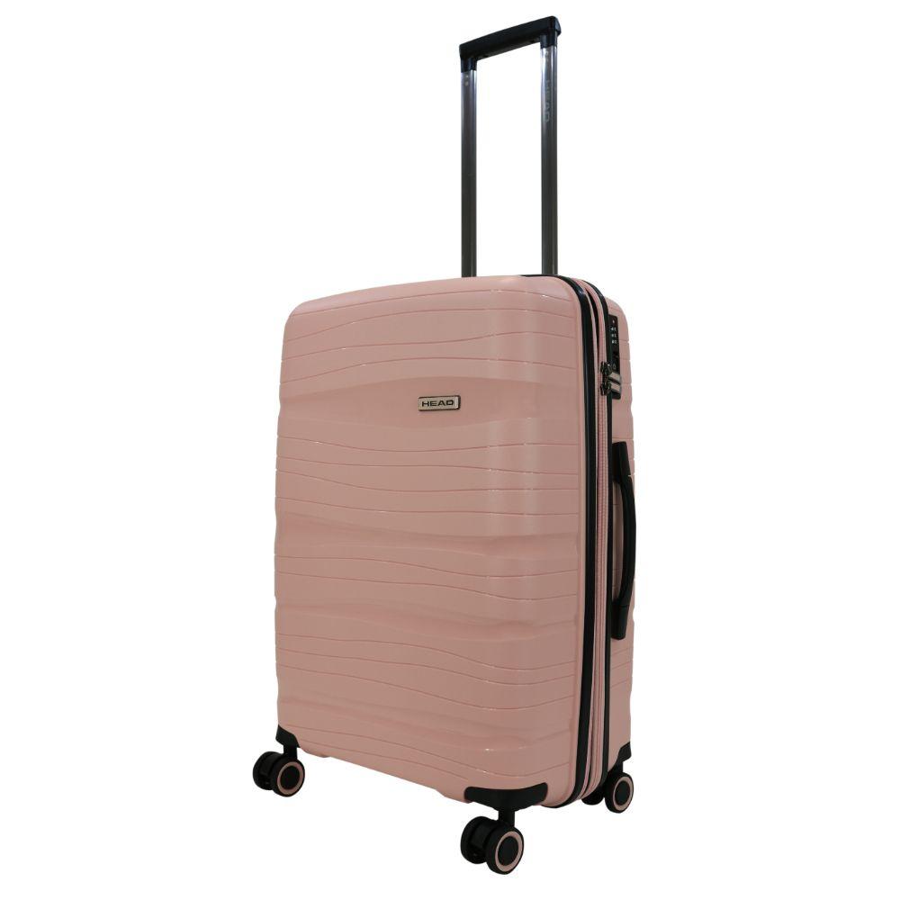 Maleta Hawai M Polipropileno Expandible Rosado Head-0