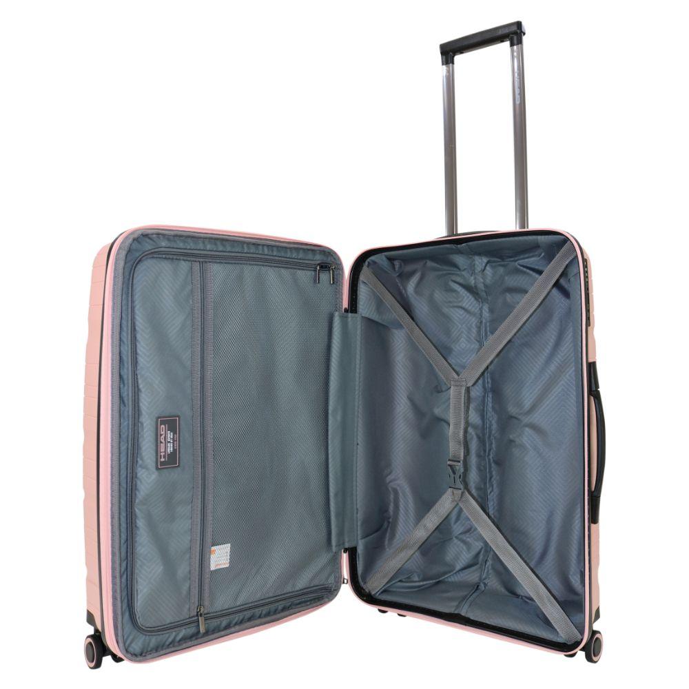 Maleta Hawai M Polipropileno Expandible Rosado Head-2