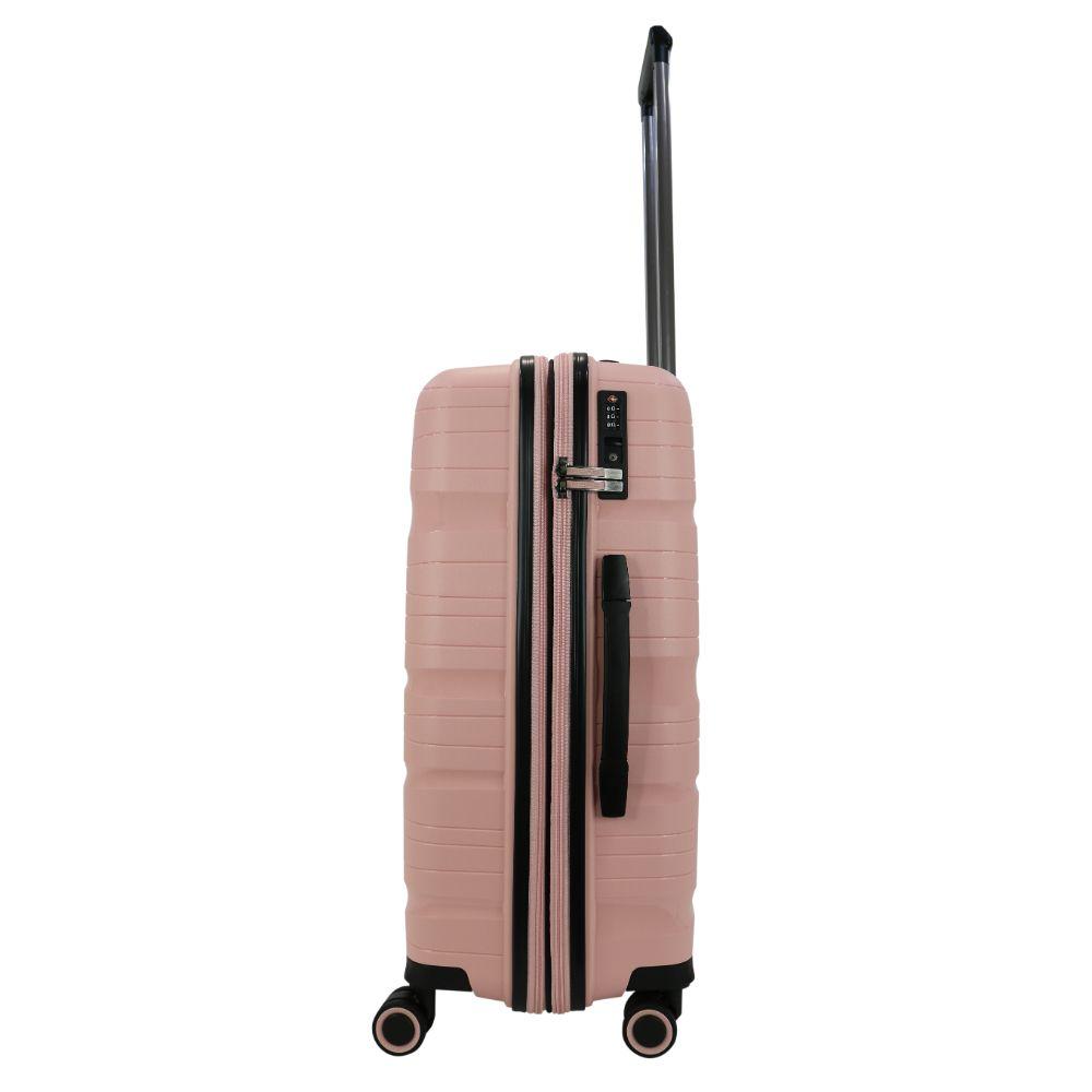 Maleta Hawai M Polipropileno Expandible Rosado Head-8