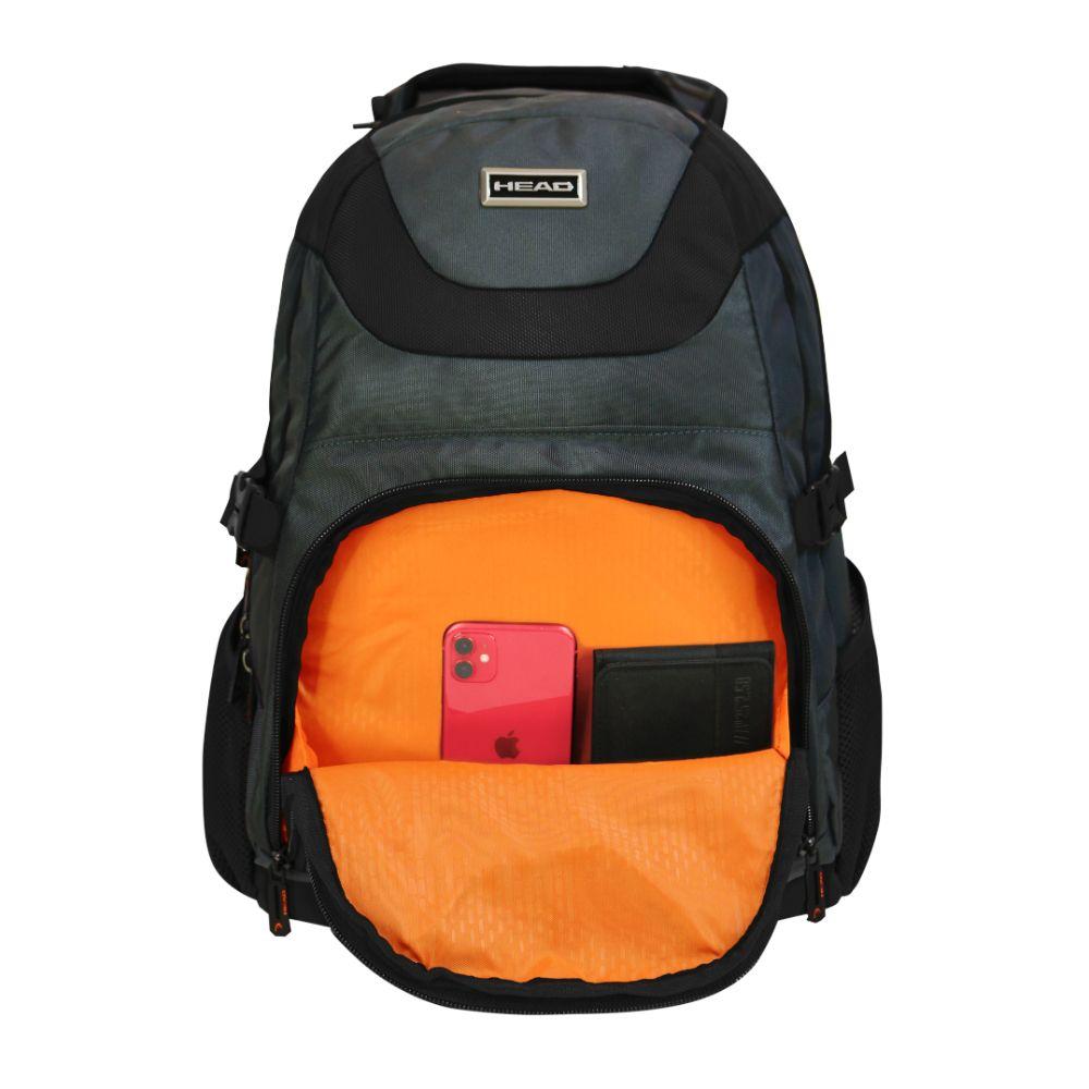 Mochila Q7 Porta Notebook 40L New Gris Head-3