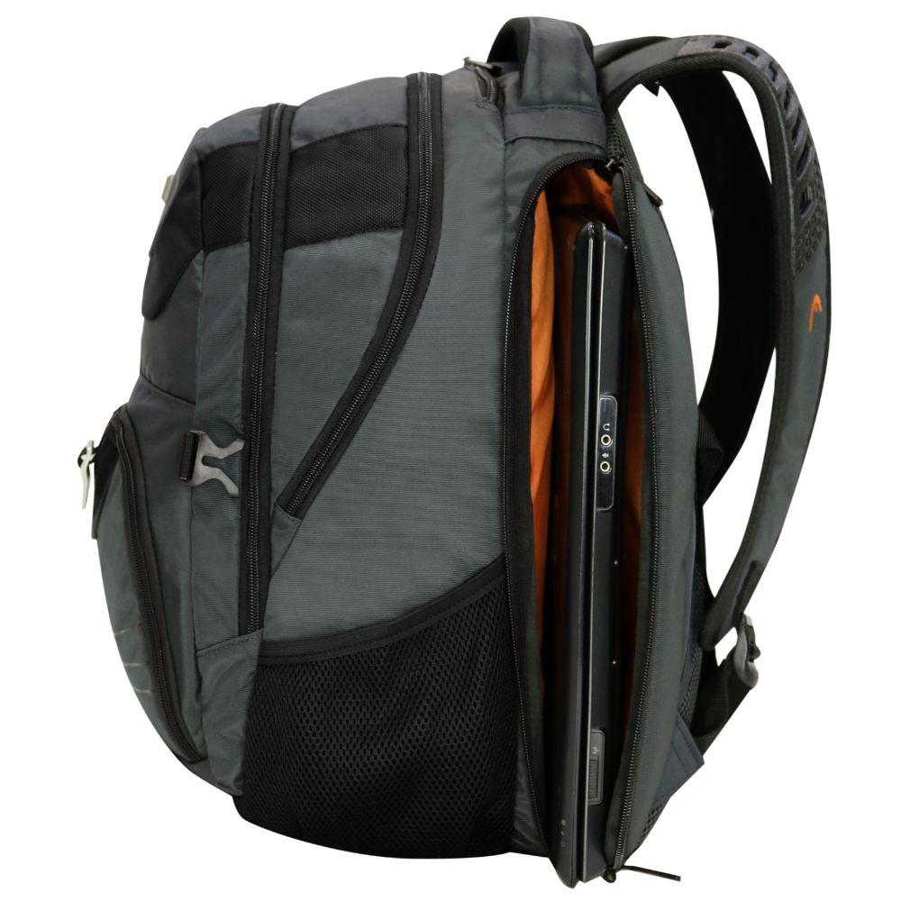 Mochila Q7 Porta Notebook 40L New Gris Head-6